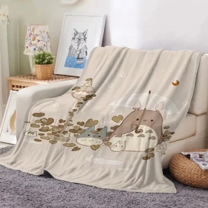 Plaid Totoro Pluie