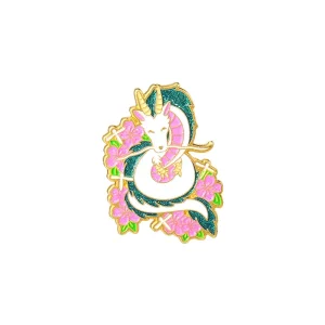 Pin's Chihiro Haku Fleurs
