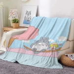 Plaid Totoro Pêche