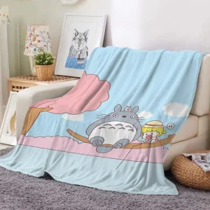 Plaid Totoro Pêche