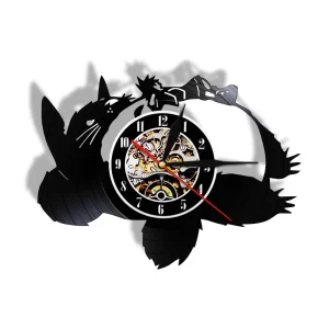 Horloge Vinyle Totoro Sieste