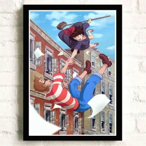 Poster Kiki La Petite Sorcière Chute
