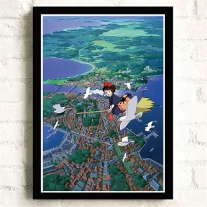 Poster Kiki La Petite Sorcière Oiseaux