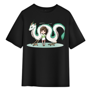 T-Shirt Chihiro et Haku Dessin