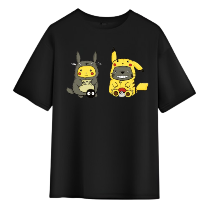 T-Shirt Totoro Pikachu – Image 3