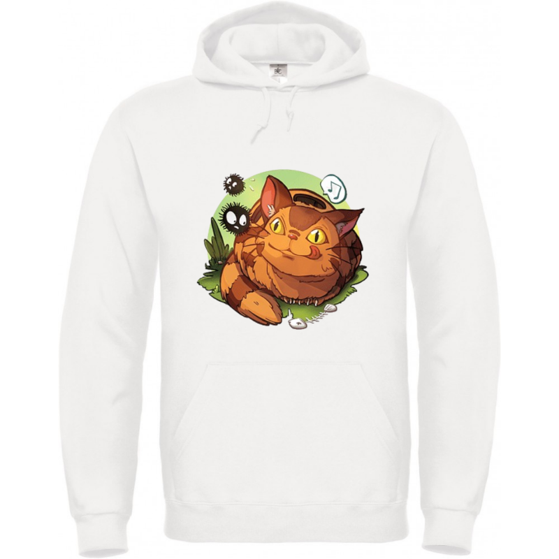 Sweat Totoro Chat Bus Dessin – Image 2