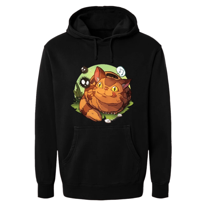 Sweat Totoro Chat Bus Dessin – Image 3