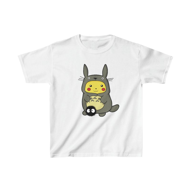 T-Shirt Enfant Totoro Pikachu – Image 2