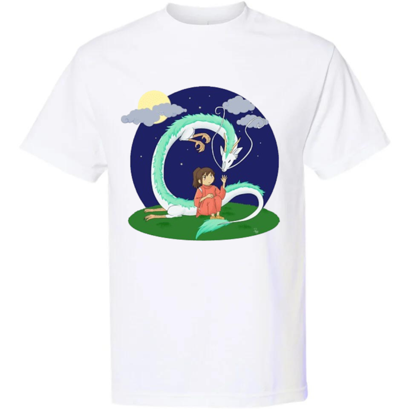 T-Shirt Chihiro et Haku Nuit