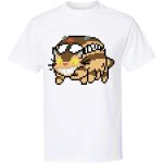 T-Shirt Chat Bus Pixel