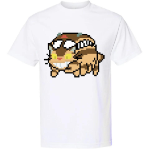 T-Shirt Chat Bus Pixel