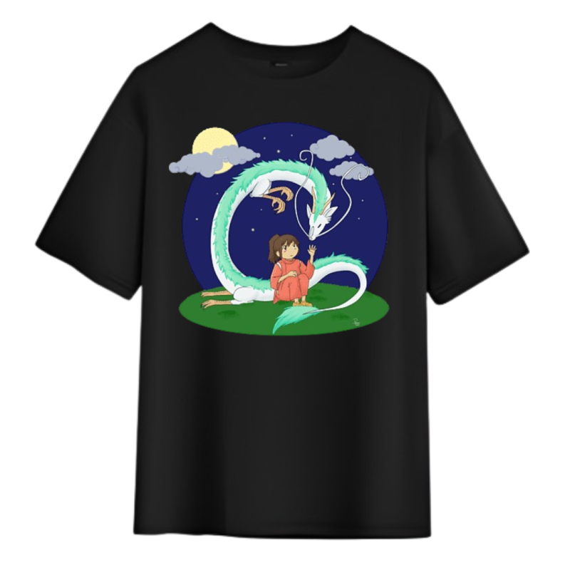 T-Shirt Chihiro et Haku Nuit – Image 3