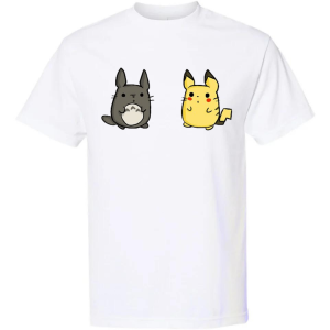 T-Shirt Totoro et Pikachu