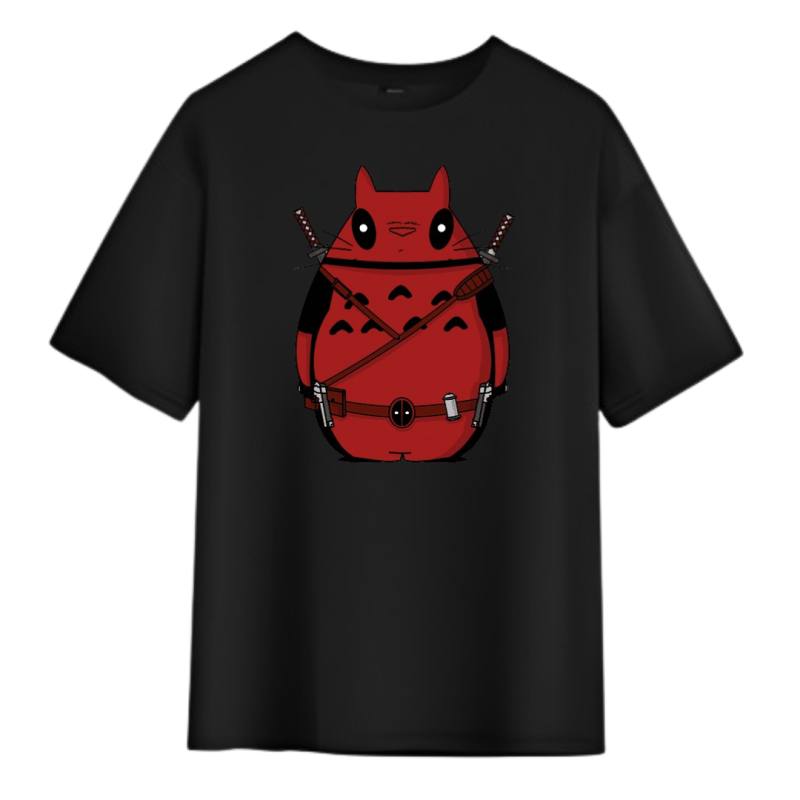 T-Shirt Totoro Deadpool – Image 3