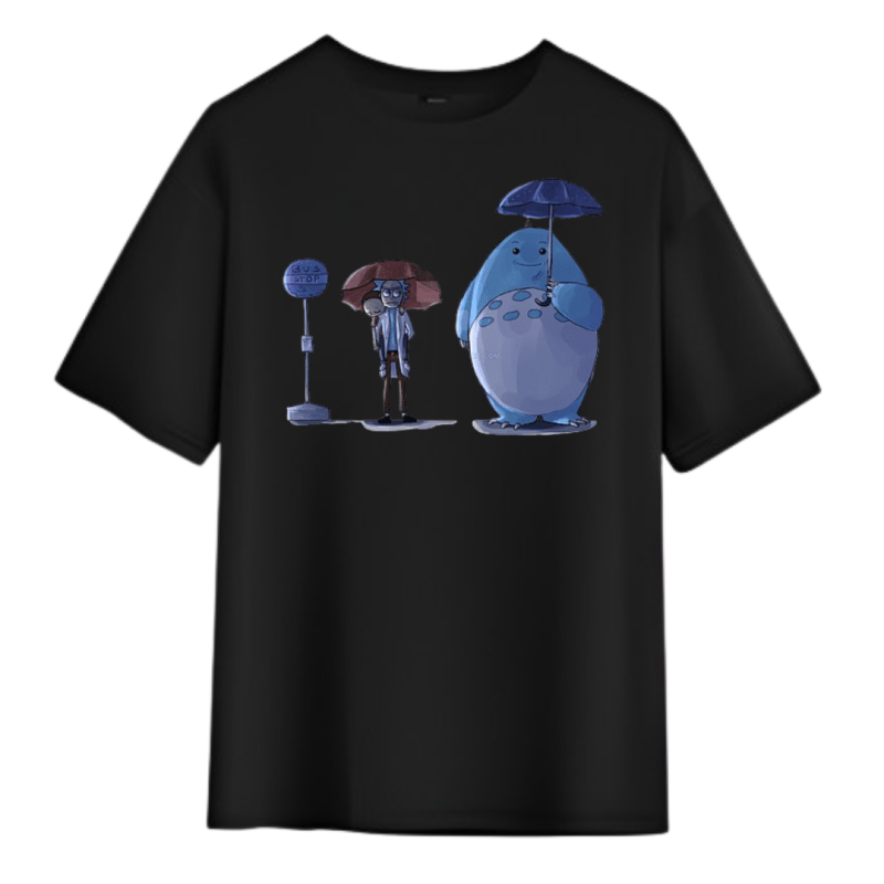T-Shirt Totoro Rick et Morty – Image 3