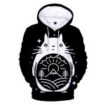 Sweat Totoro Noir et Blanc