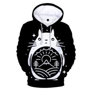 Sweat Totoro Noir et Blanc