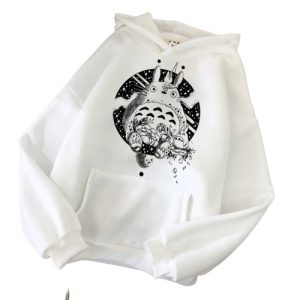 Sweat Totoro Dessin Gris