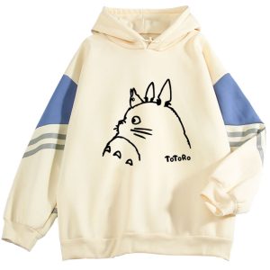 Sweat Totoro Beige et Bleu