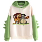 Sweat Totoro Bicolore Chat-Bus