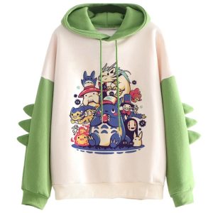Sweat Ghibli Bicolore Personnages
