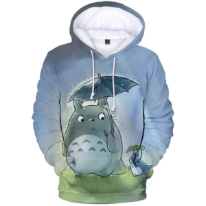 Sweat Totoro Sous la Pluie