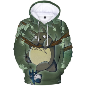 Sweat Totoro Qui S'Accroche