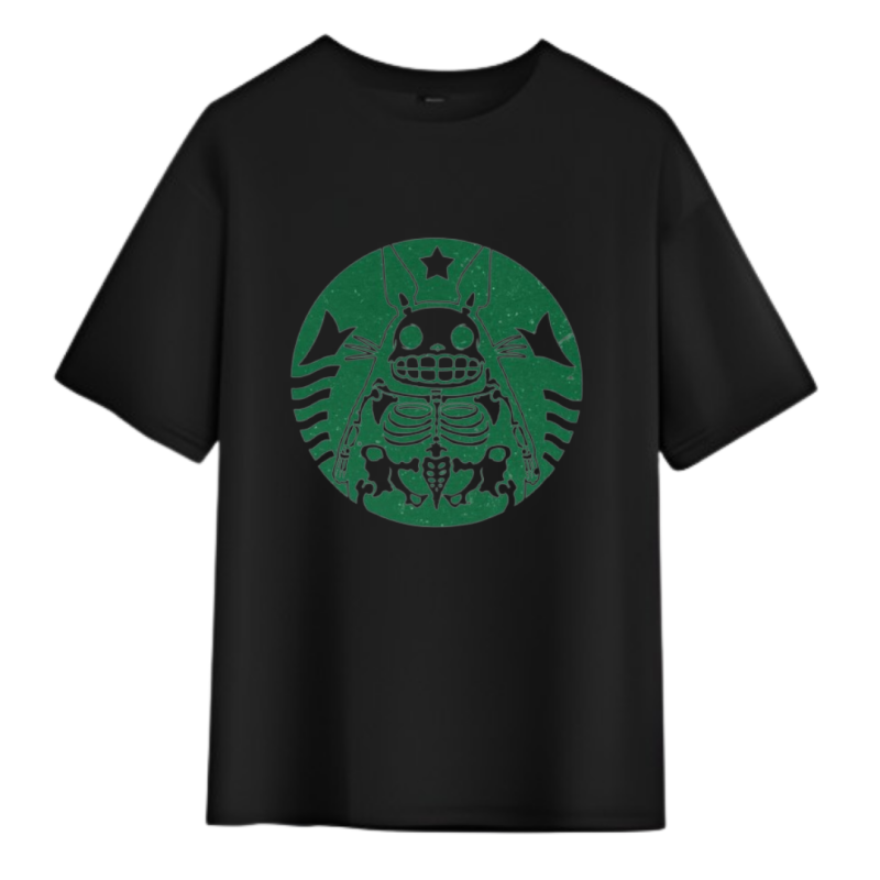 T-Shirt Totoro Starbucks – Image 2
