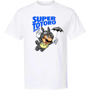 T-Shirt Totoro Super Mario
