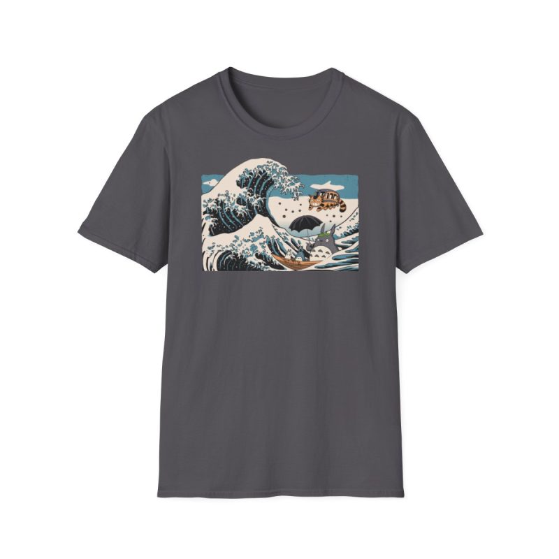 T-Shirt Totoro Grande Vague de Kanagawa – Image 8