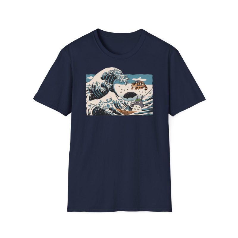 T-Shirt Totoro Grande Vague de Kanagawa – Image 6