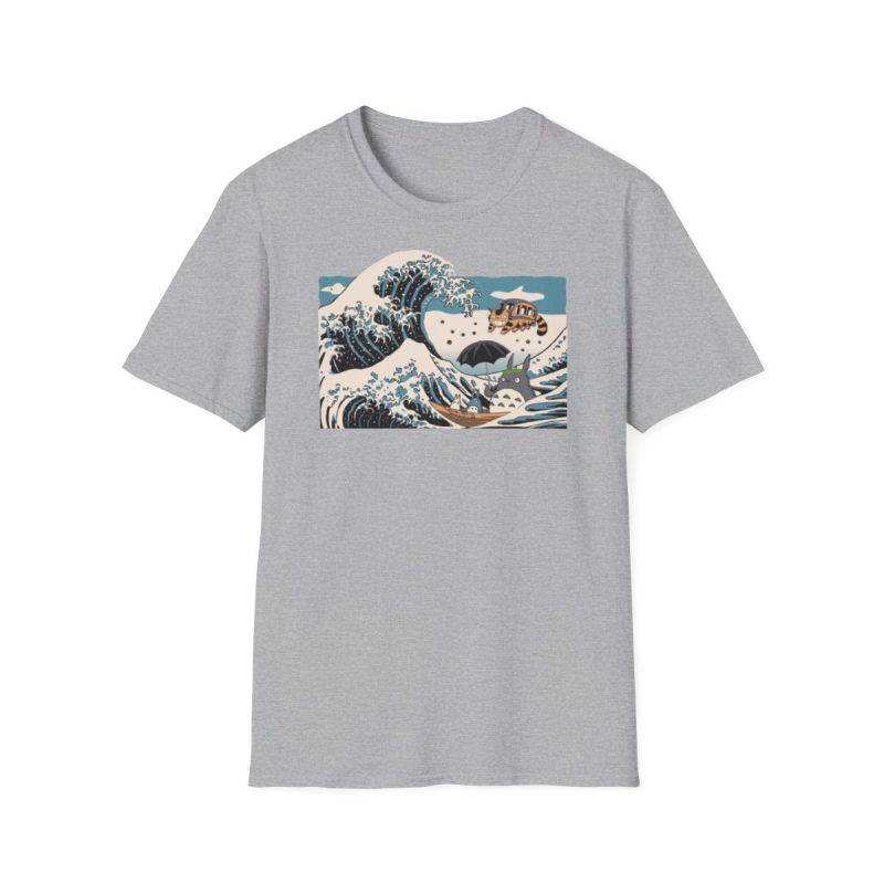 T-Shirt Totoro Grande Vague de Kanagawa – Image 5