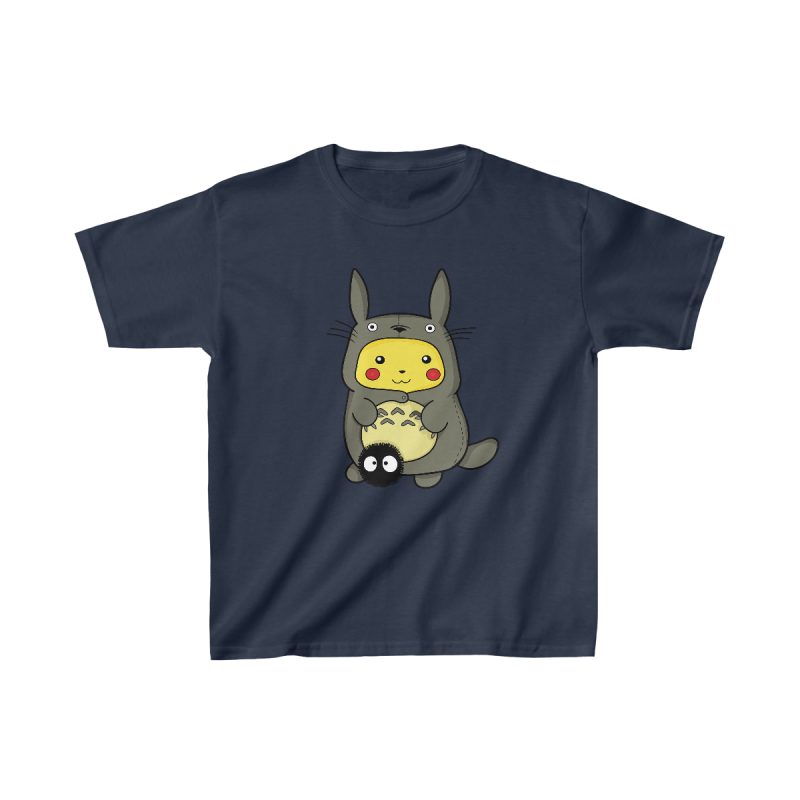 T-Shirt Enfant Totoro Pikachu – Image 4