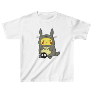 T-Shirt Enfant Totoro Pikachu