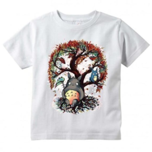 T-Shirt Enfant Totoro Feuille