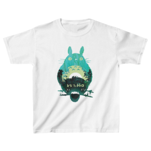 T-Shirt Enfant Totoro Forêt Japonaise