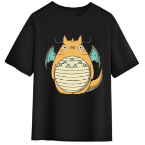 T-Shirt Totoro Dracaufeu