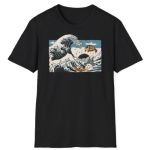 T-Shirt Totoro Grande Vague de Kanagawa