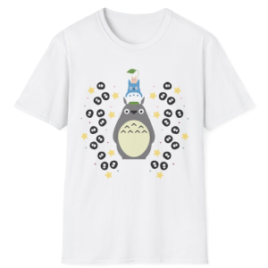 T-Shirt Totoro Noiraudes Étoiles