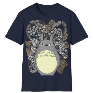 T-Shirt Totoro Fleurs