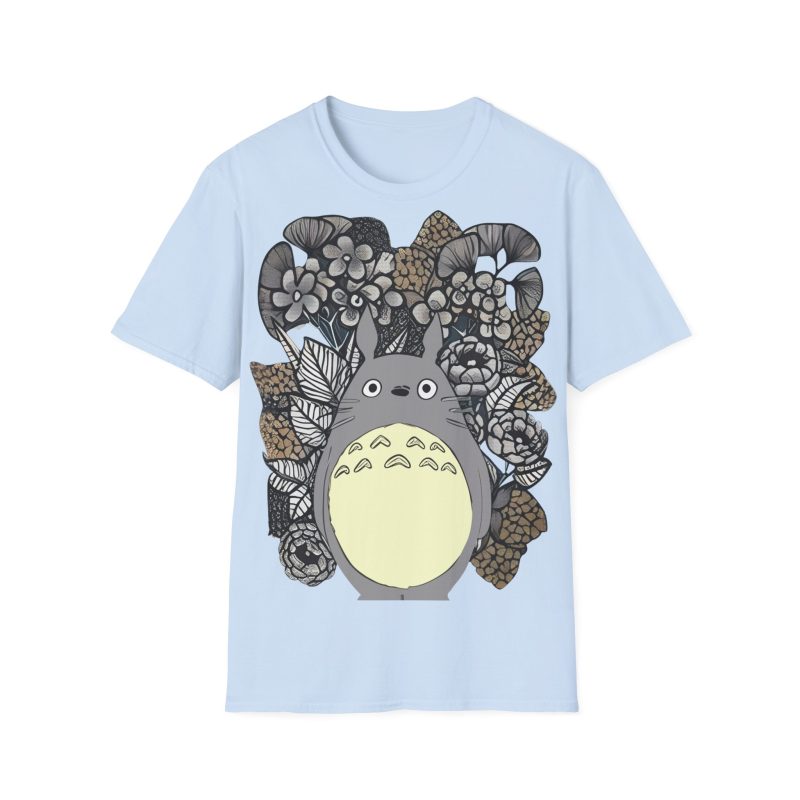 T-Shirt Totoro Fleurs – Image 3