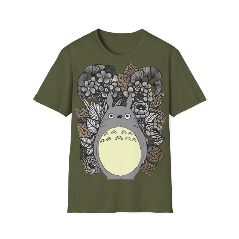 T-Shirt Totoro Fleurs – Image 2