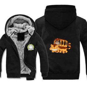 Veste Polaire Totoro Chat Bus