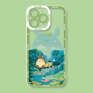 Coque iPhone Totoro Pêche