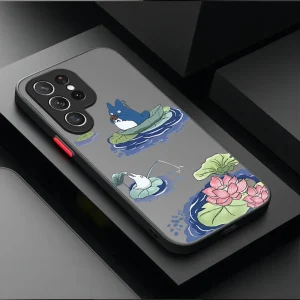 Coque Samsung Totoro Nénuphar
