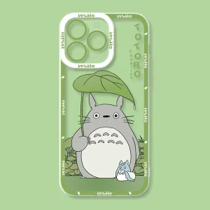 Coque iPhone Totoro Feuille