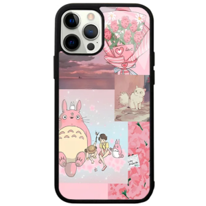 Coque iPhone Totoro Rose