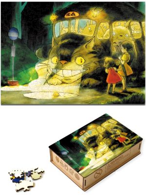 Puzzle Totoro Chat-Bus Lumineux