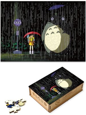 Puzzle Totoro Arrêt de Bus