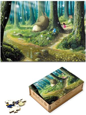 Puzzle Totoro Forêt Scintillante